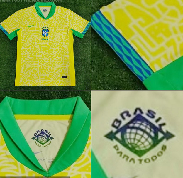 Es impactante: se filtró la camiseta Nike azul de Brasil para 2024 - Bitbol
